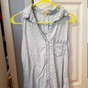 Button down Jean shirt